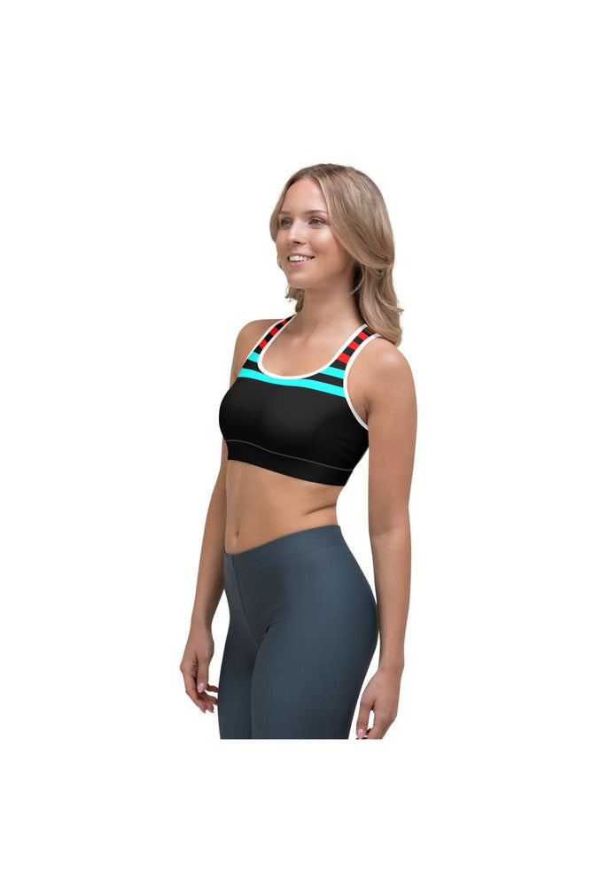 Spectral Striped Sports bra - Objet D'Art