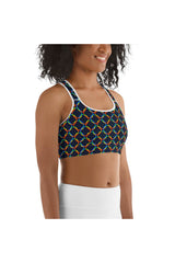 Color Wheel Sports bra - Objet D'Art