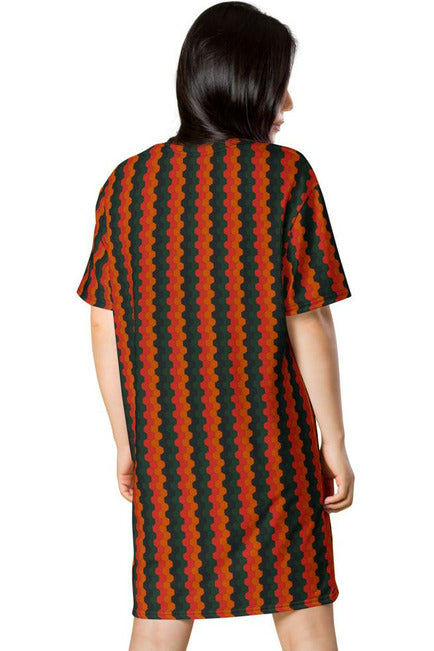 Honeycomb T-shirt dress - Objet D'Art