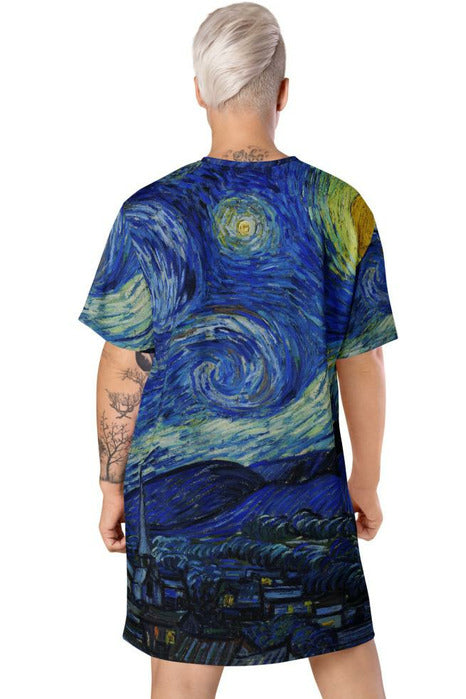 Starry Nights T-shirt dress - Objet D'Art