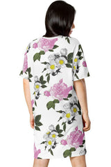 Floral T-shirt dress - Objet D'Art