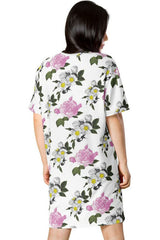 Floral T-shirt dress - Objet D'Art