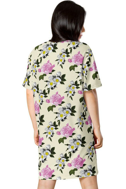 Floral T-shirt dress - Objet D'Art