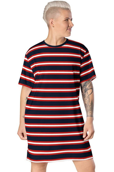 Americana T-shirt dress - Objet D'Art