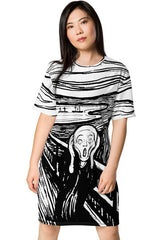 The Scream T-shirt dress - Objet D'Art