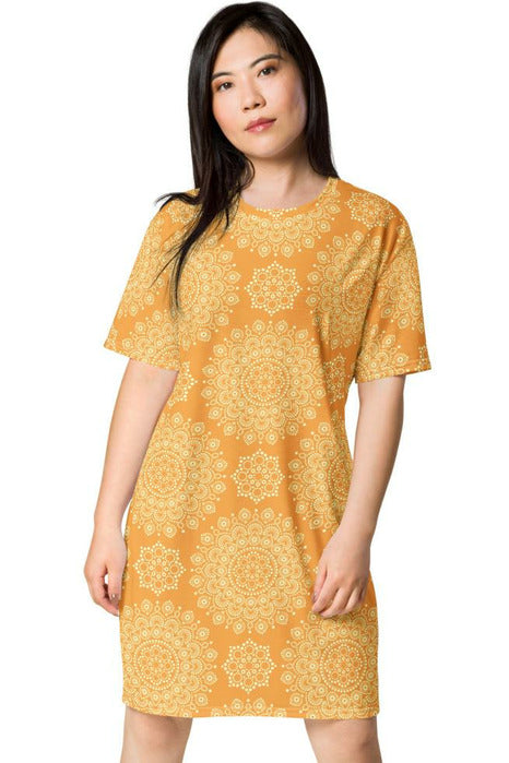 Mandala T-shirt dress - Objet D'Art