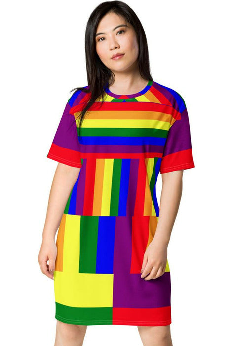 Colors T-shirt dress - Objet D'Art