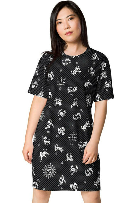 Zodiac T-shirt dress - Objet D'Art