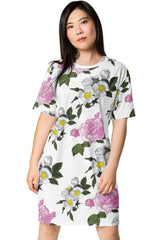Floral T-shirt dress - Objet D'Art