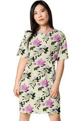 Floral T-shirt dress - Objet D'Art