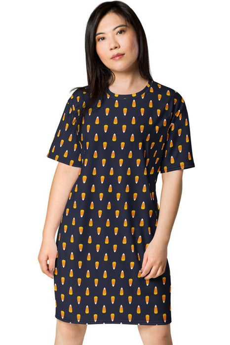 Candy Corn T-shirt dress - Objet D'Art