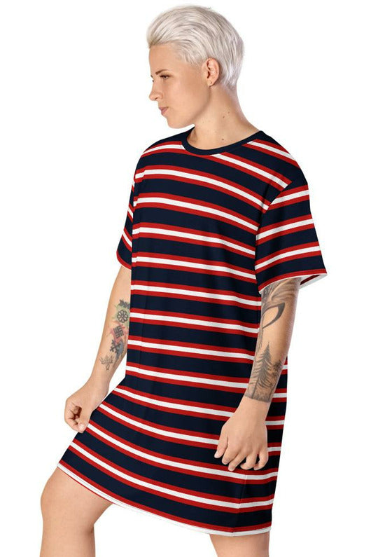 Americana T-shirt dress - Objet D'Art