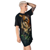 Tiger Head T-shirt dress - Objet D'Art