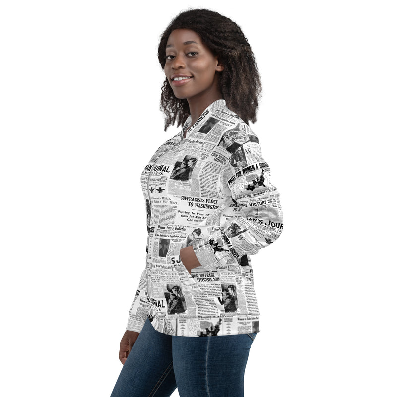 Women's Suffrage Unisex Bomber Jacket - Objet D'Art