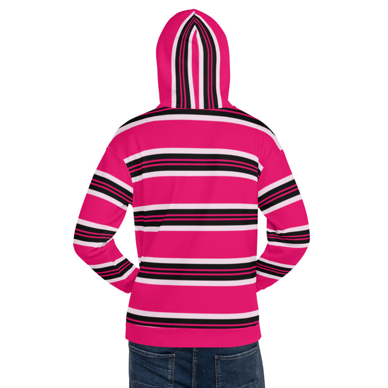 Striped Unisex Hoodie - Objet D'Art