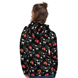 Geisha's and Sakura Blossoms Unisex Hoodie - Objet D'Art