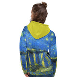 Starry Nights Over The Rhone Unisex Hoodie - Objet D'Art