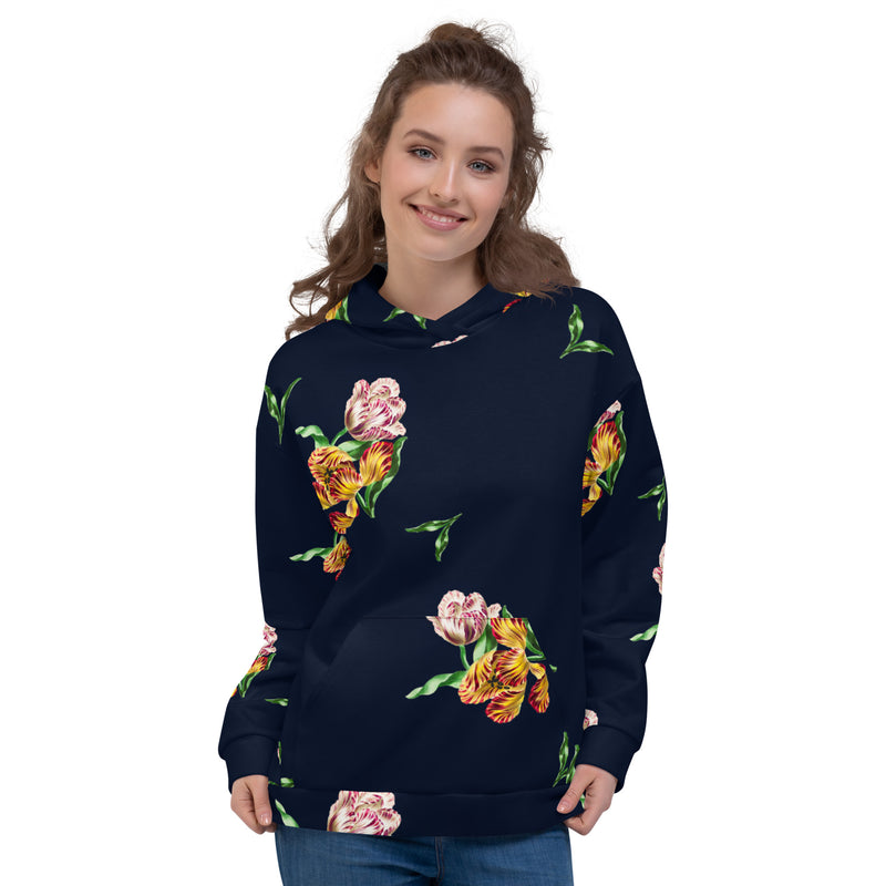 Floral Unisex Hoodie - Objet D'Art