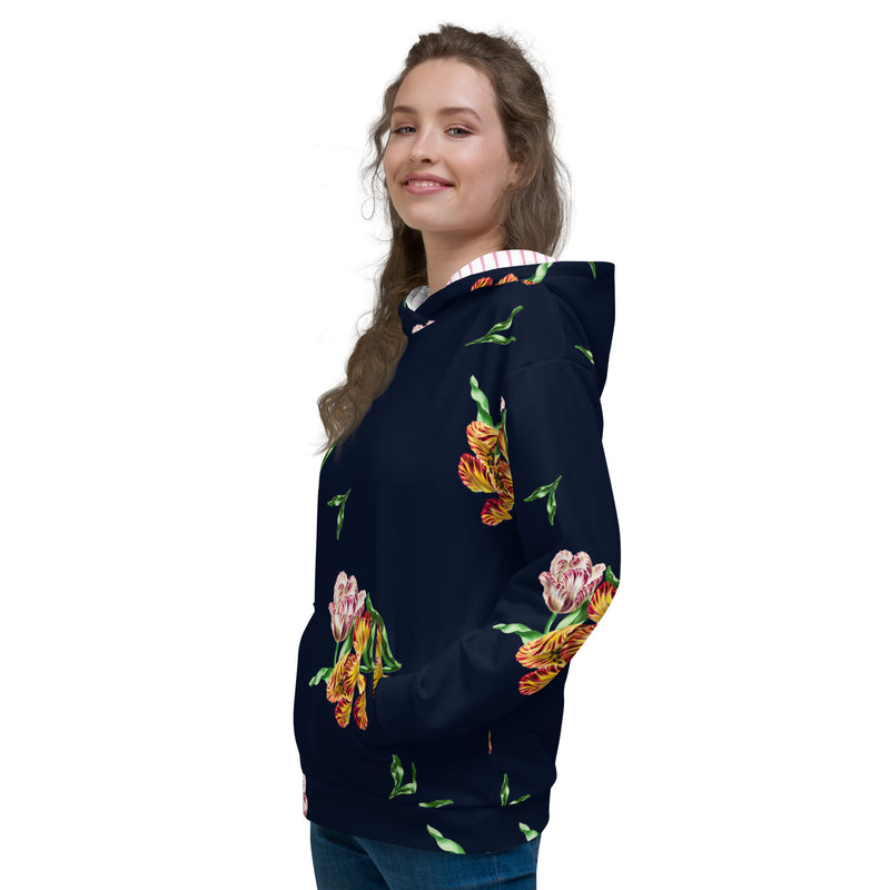 Floral Unisex Hoodie - Objet D'Art