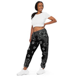 Black Bandana Unisex track pants - Objet D'Art