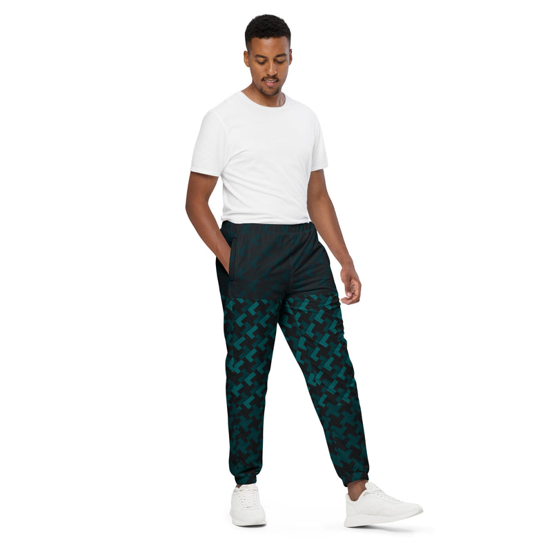 Houndstooth Unisex track pants - Objet D'Art