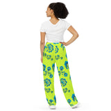 All-over print unisex wide-leg pants - Objet D'Art