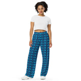 All-over print unisex wide-leg pants - Objet D'Art