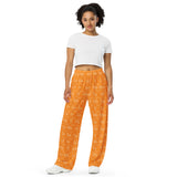 All-over print unisex wide-leg pants - Objet D'Art