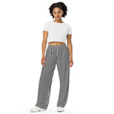 All-over print unisex wide-leg pants - Objet D'Art