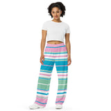 All-over print unisex wide-leg pants - Objet D'Art