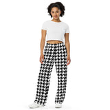 All-over print unisex wide-leg pants - Objet D'Art