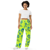 All-over print unisex wide-leg pants - Objet D'Art