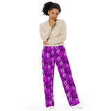 Amethyst Arbor unisex wide-leg pants - Objet D'Art