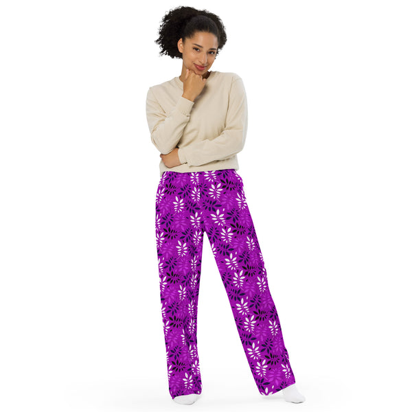Amethyst Arbor unisex wide-leg pants - Objet D'Art
