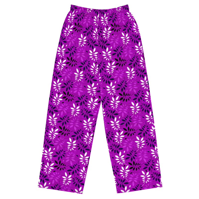 Amethyst Arbor unisex wide-leg pants - Objet D'Art
