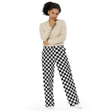 All-over print unisex wide-leg pants - Objet D'Art