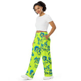 All-over print unisex wide-leg pants - Objet D'Art