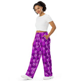 Amethyst Arbor unisex wide-leg pants - Objet D'Art