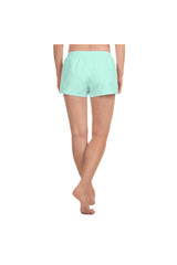 Pastel Green Women's Athletic Short Shorts - Objet D'Art