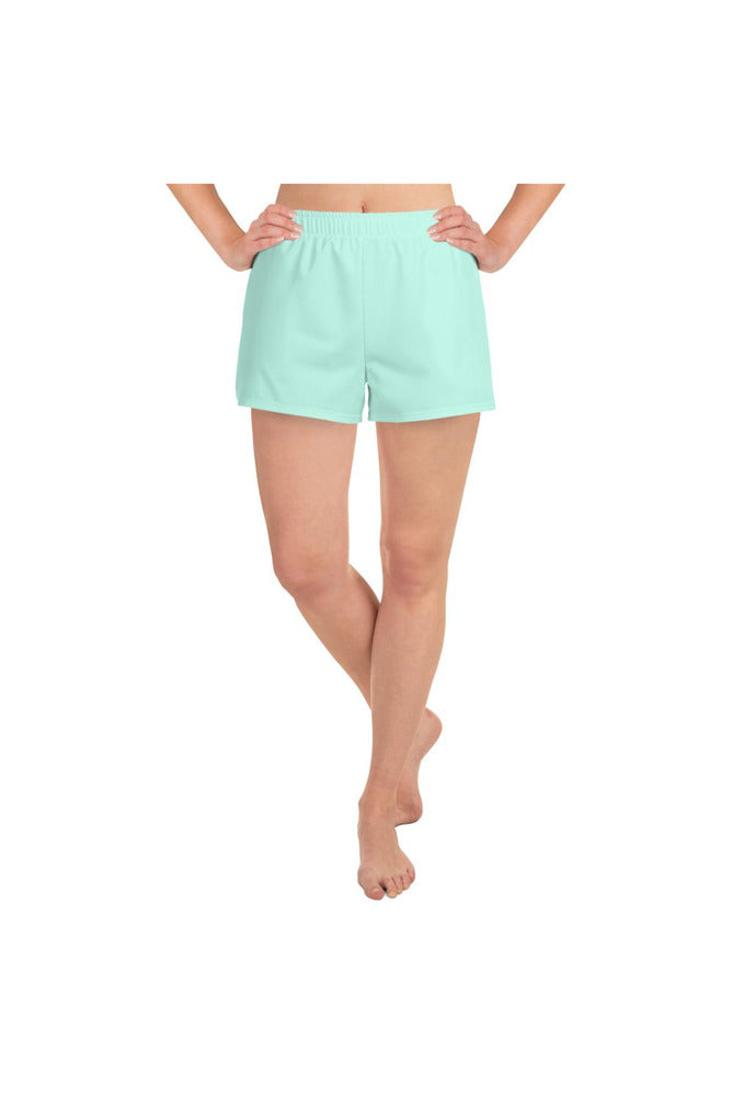 Pastel Green Women's Athletic Short Shorts - Objet D'Art