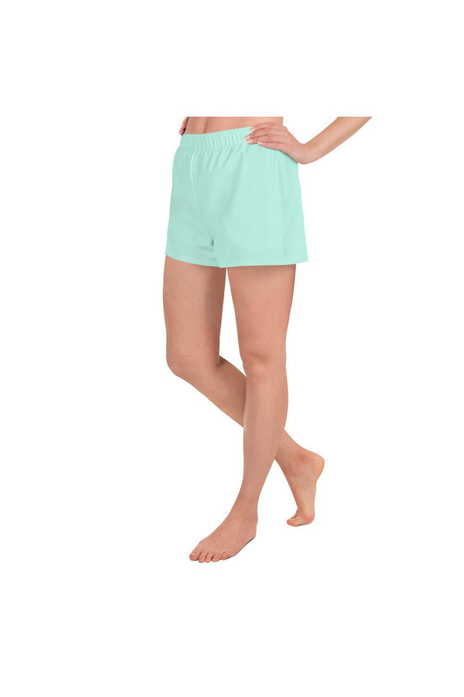 Pastel Green Women's Athletic Short Shorts - Objet D'Art