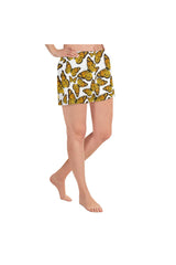 Monarch Butterflies Women's Athletic Short Shorts - Objet D'Art