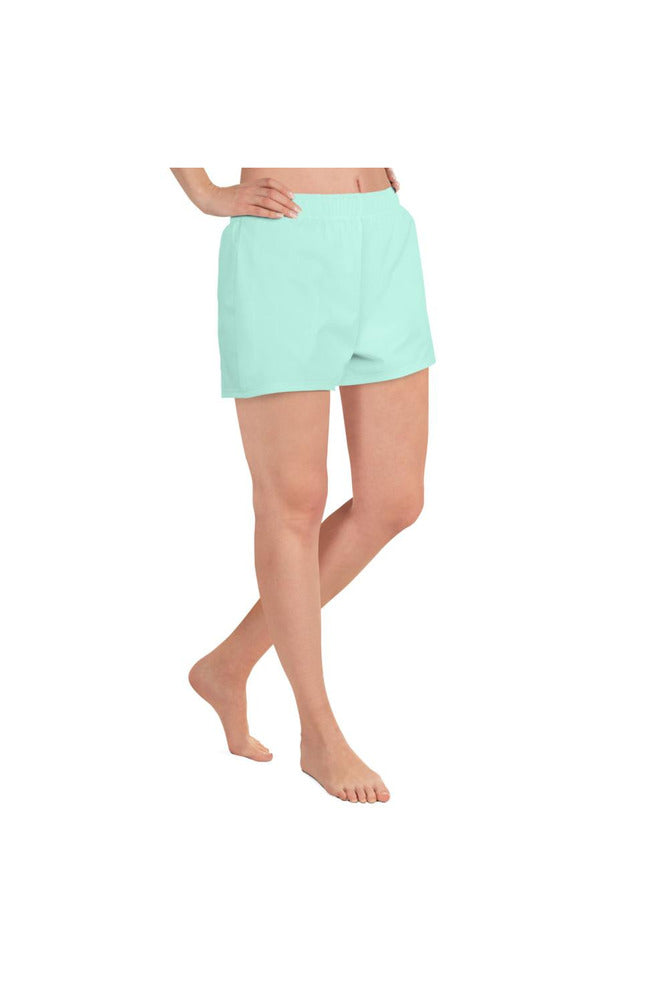 Pastel Green Women's Athletic Short Shorts - Objet D'Art