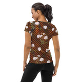 All-Over Print Women's Athletic T-shirt - Objet D'Art