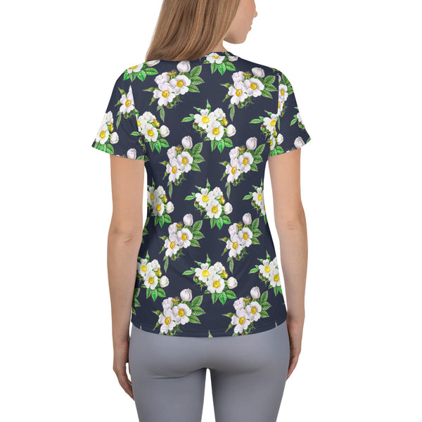 All-Over Print Women's Athletic T-shirt - Objet D'Art