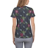 All-Over Print Women's Athletic T-shirt - Objet D'Art