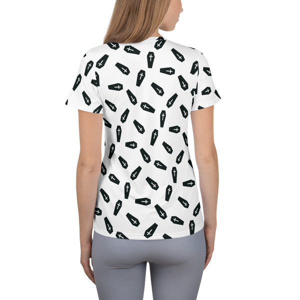 All-Over Print Women's Athletic T-shirt - Objet D'Art