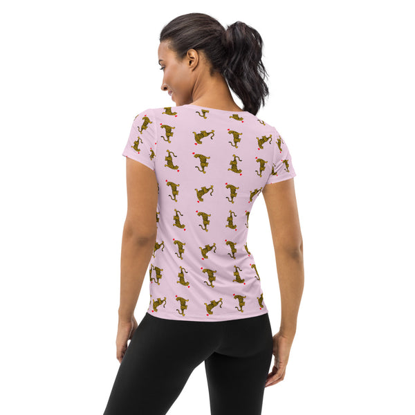 Tiger Heart Women's Athletic T-shirt - Objet D'Art