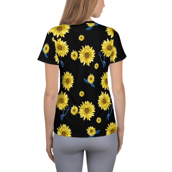 All-Over Print Women's Athletic T-shirt - Objet D'Art