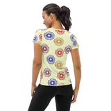 All-Over Print Women's Athletic T-shirt - Objet D'Art